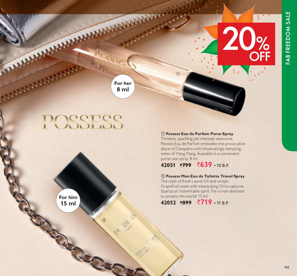 Oriflame offer  - 01.08.2021 - 31.08.2021. Page 105.