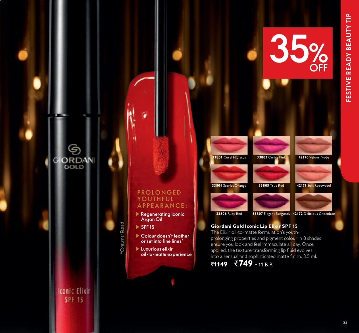 Oriflame offer  - 01.09.2021 - 30.09.2021. Page 85.