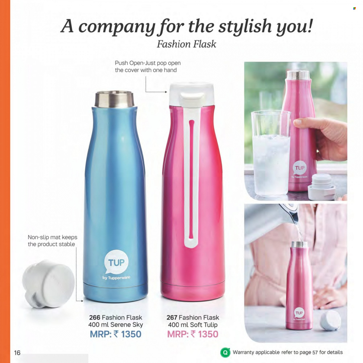 Tupperware offer . Page 16.