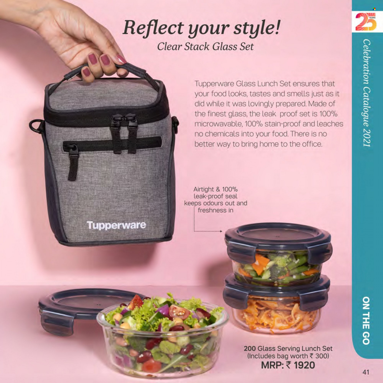 Tupperware offer . Page 41.