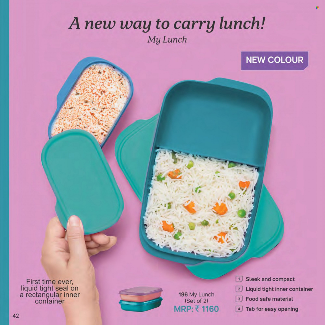 Tupperware offer . Page 42.