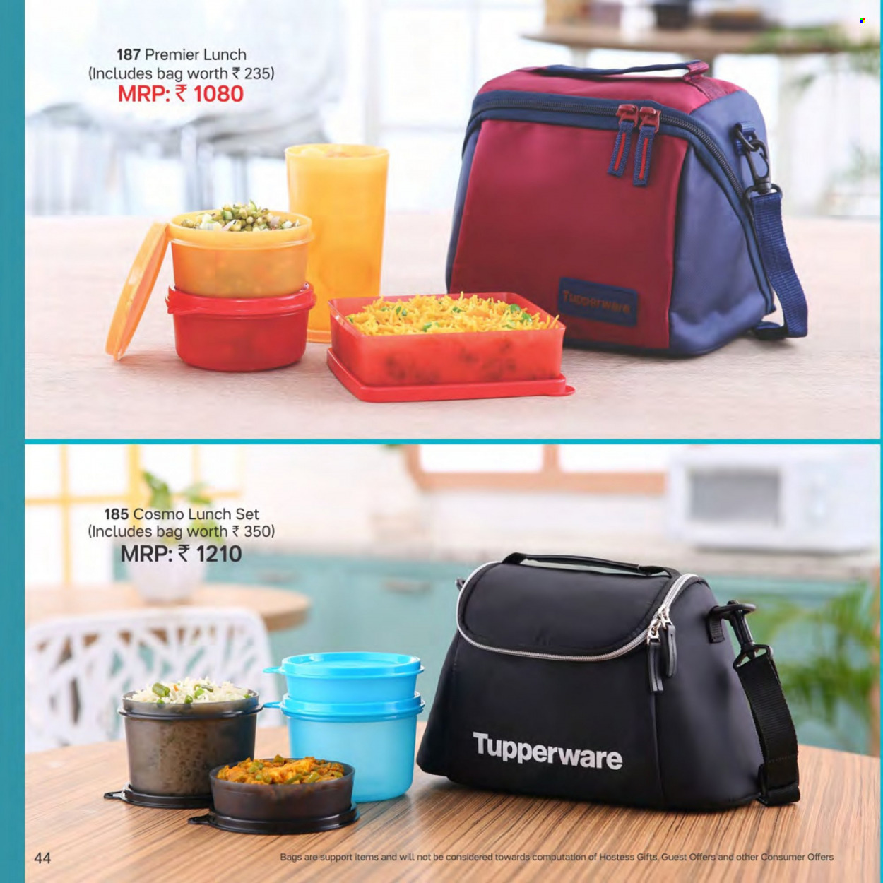 Tupperware offer . Page 44.