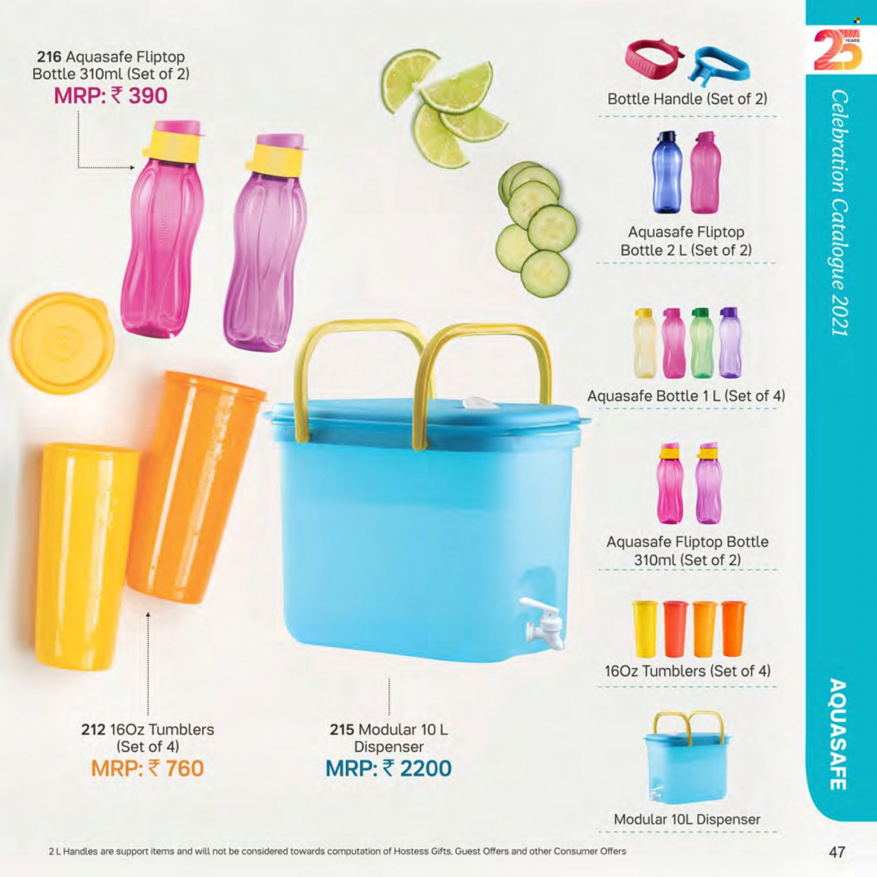 Tupperware offer . Page 47.