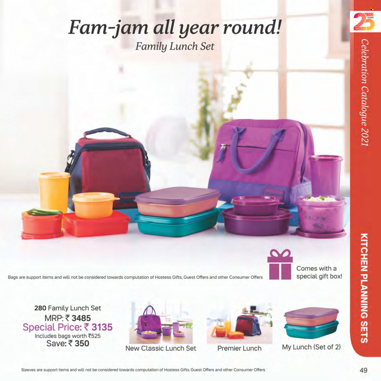 Tupperware offer . Page 49.