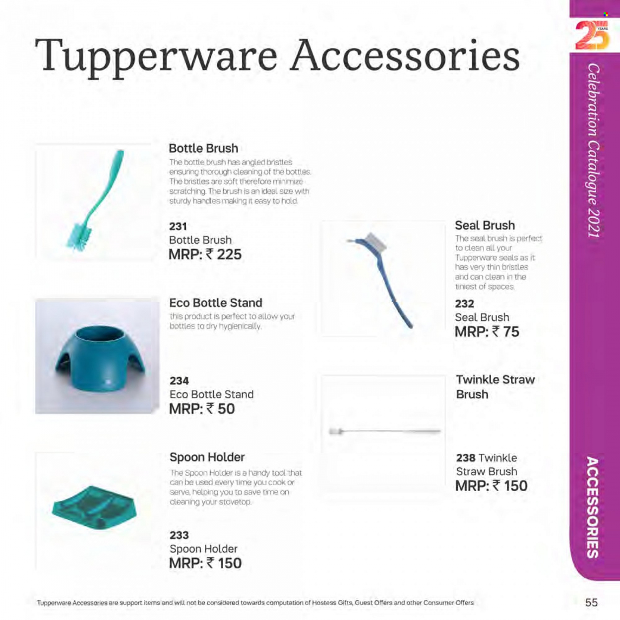 Tupperware offer . Page 55.