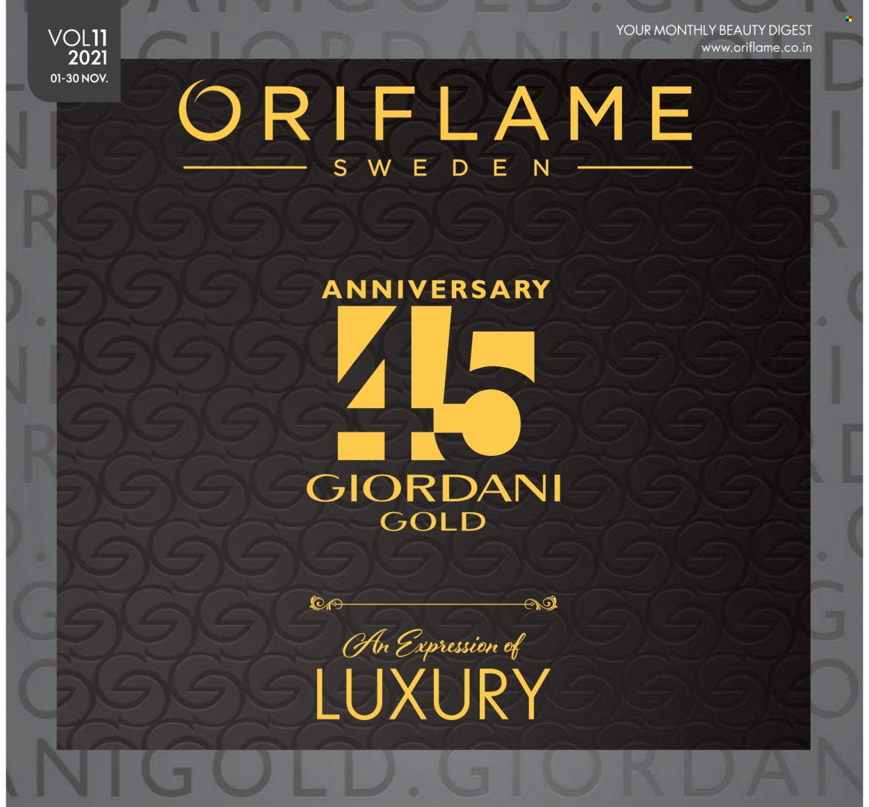 Oriflame offer  - 01.11.2021 - 30.11.2021. Page 1.