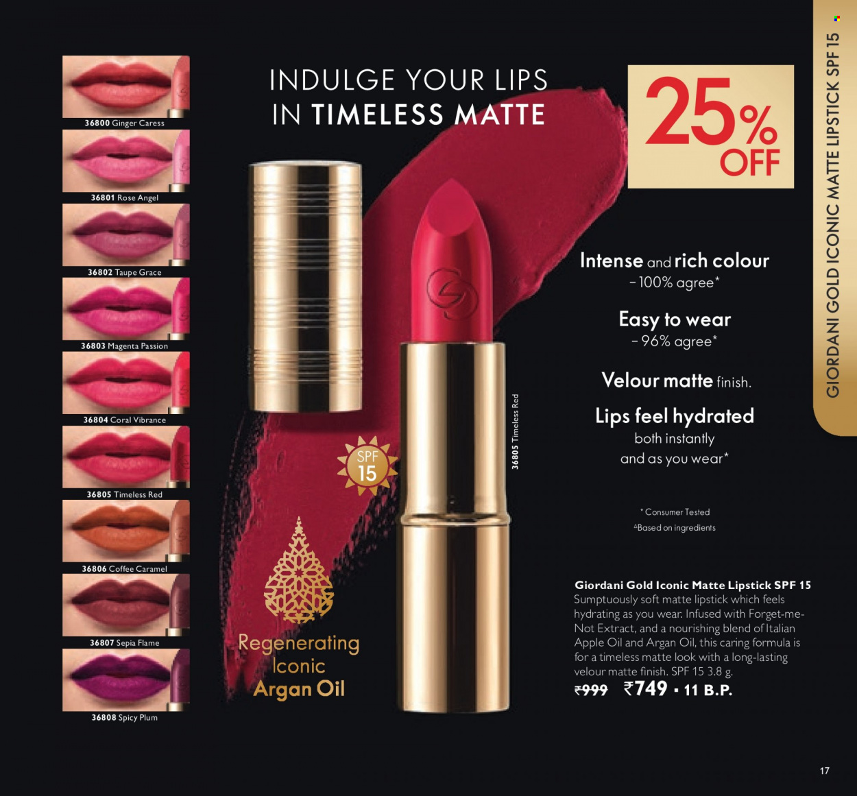 Oriflame offer  - 01.11.2021 - 30.11.2021. Page 17.