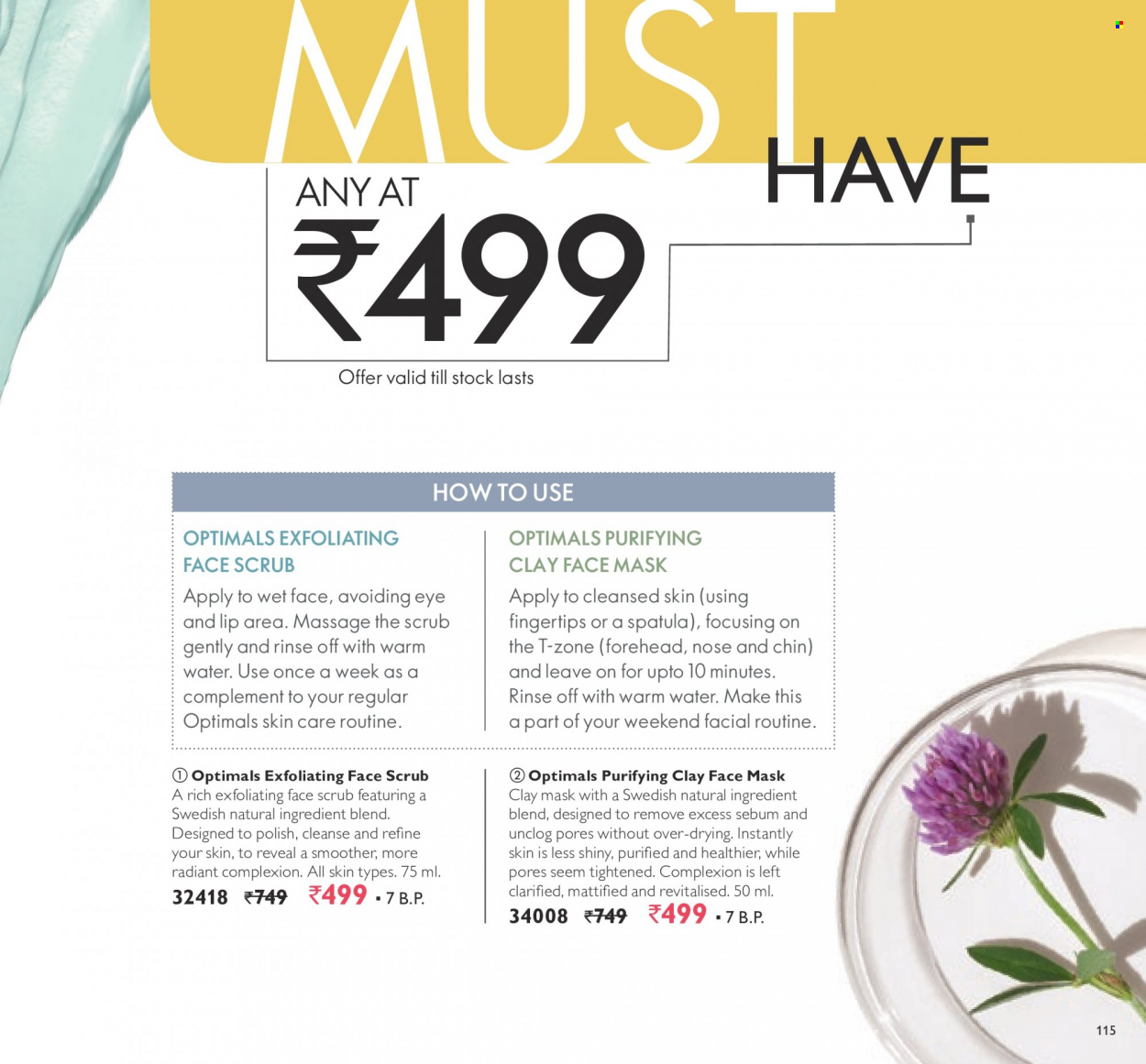 Oriflame offer  - 01.11.2021 - 30.11.2021. Page 115.