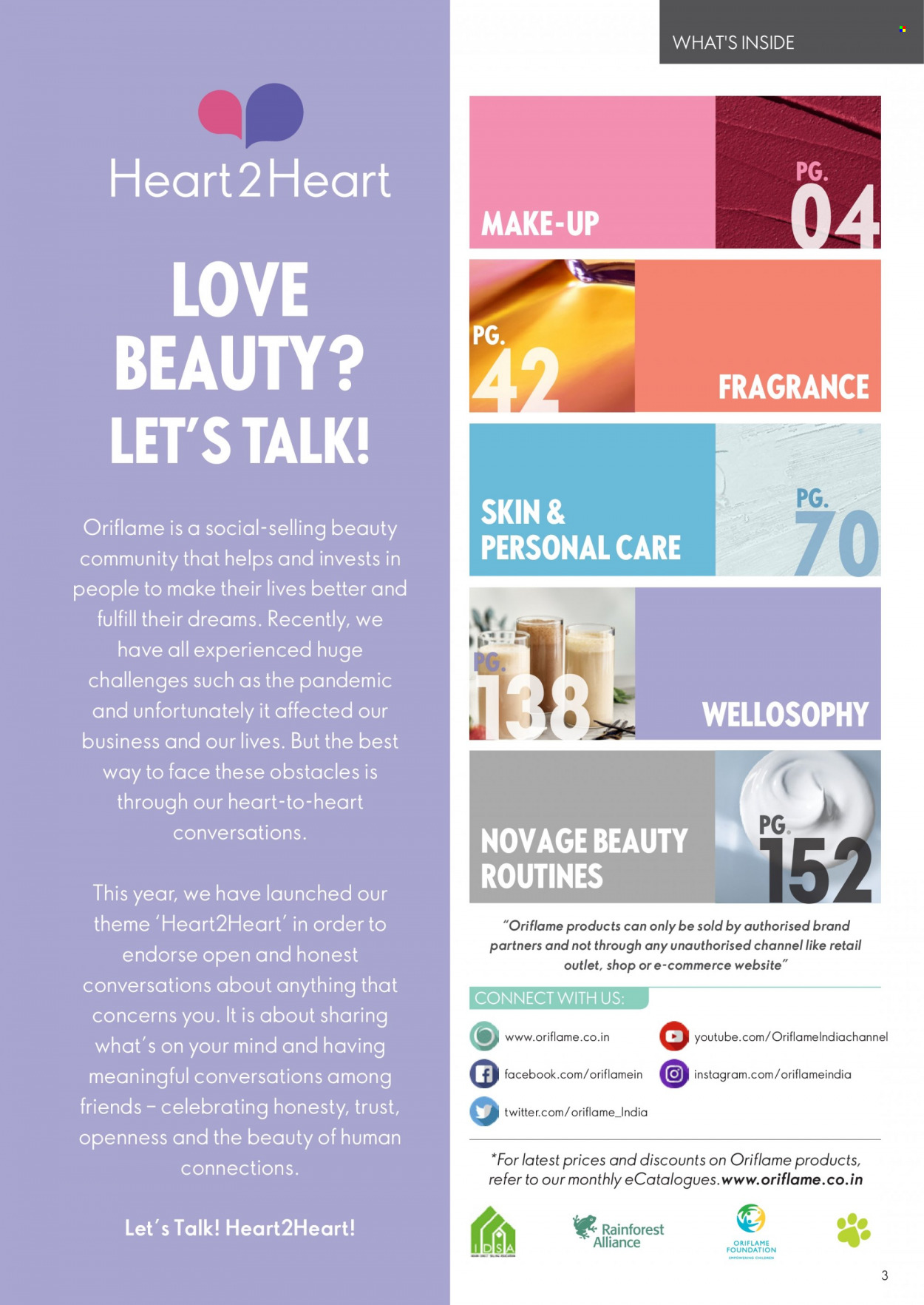 Oriflame offer . Page 3.
