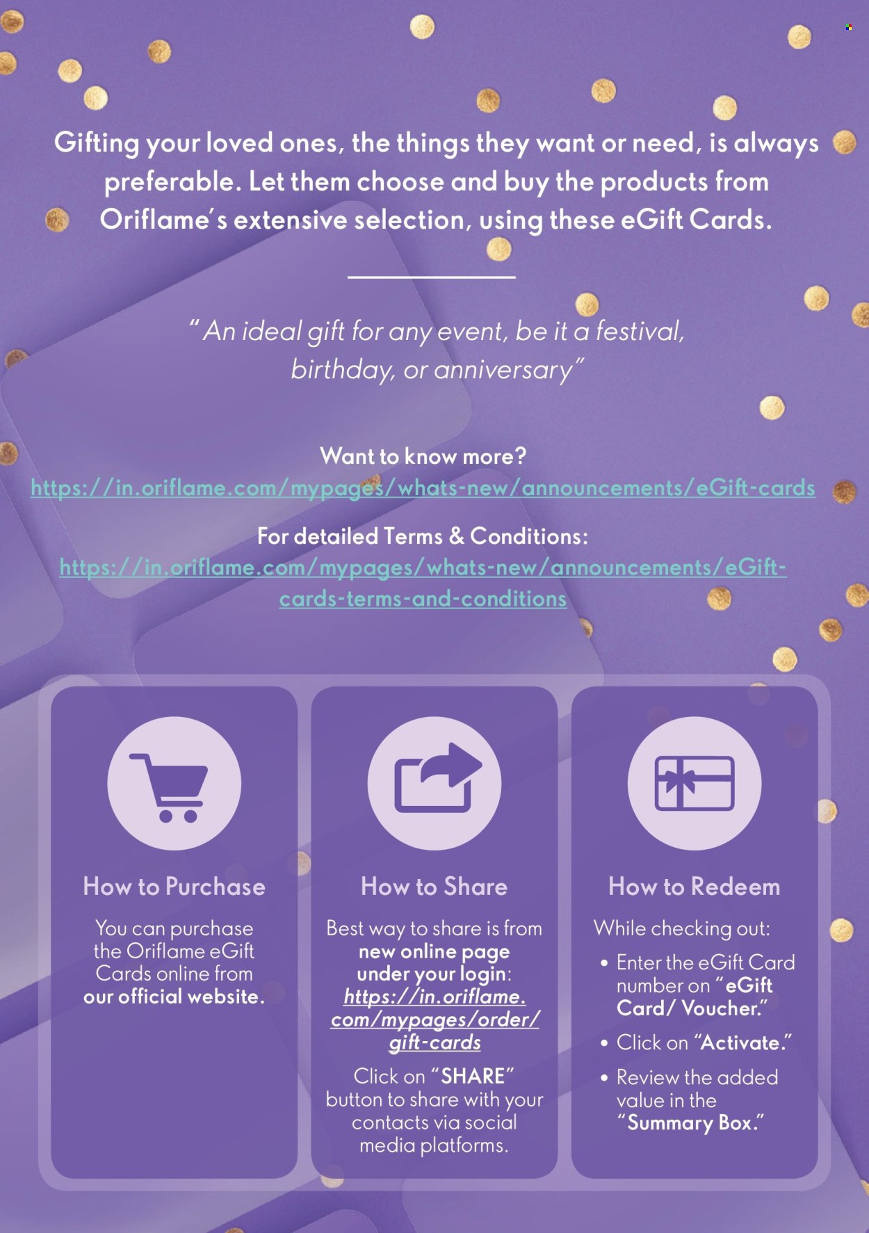 Oriflame offer